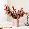 Flores de Azaleia Simuladas Feitas de Material PE, Decoração Caseira para Ano Novo Chinês DIY para Sala de Estar, Adereços Simples para Fotografia de Casamento, Buquê, Transfronteiriço