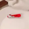 Grampo de Cabelo Gatinho de Desenho Animado Feminino Criativo Estilo Óculos Grampo para Franja Presilha Bico de Pato Grampo para Franja Quebrada Acessórios de Cabelo