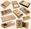Caja de Empaque para Marcadores Caja de Regalo de Papel Caja Cajón para Zapatos y Calcetines Caja de Regalo Universal para Cajón Caja para Tarjetas de Regalo de Stock