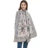 Bufanda Nueva de Importación de Otoño e Invierno del Fabricante, Bufanda y Chal Jacquard Paisley Suave Premium Europeo y Americano de Doble Uso