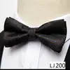 Gravata Borboleta Masculina para Negócios, Casamento, Festa, Traje de Noite, Gravata Borboleta de Poliéster Seda Jacquard, Gravata Borboleta Formal Retro de Alta Qualidade