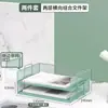 Suporte de Mesa para Arquivos Suporte de Metal para Arquivos Prateleira de Armazenamento para Escritório Prateleira de Ferro Multicamadas para Pastas Caixa de Armazenamento Estante de Livros Arquivo
