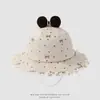 Sombrero de Pescador de Encaje Dulce para Niños Primavera y Otoño Loli Princesa Sombrero Cubo Estilo Coreano Transfronterizo Lazo Sombrero para Bebé