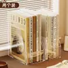 Suporte para Armazenamento de Arquivos, Suporte Transparente Simples e Moderno para Pastas de Escritório, Armazenamento de Livros para Mesa de Estudo em Casa