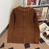 Cárdigan de punto con cuello alto de marca moderna para hombre, temporada Primavera y Otoño 2025, para adolescentes y estudiantes de secundaria, chaqueta cálida de Otoño e Invierno
