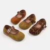 Zapatos Birkenstock para Niñas Primavera y Otoño 2026 Nuevos Zapatos Pequeños de Cuero Zapatos de Princesa para Niños Suela Suave Zapatos para Bebé Niña Zapatos de Otoño