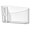 Artefacto para Almacenamiento de Bolsas de Basura de Gran Capacidad para Puerta de Gabinete de Cocina Montado en Pared Caja de Extracción de Bolsas de Basura Estante para Almacenamiento de Bolsas de Plástico