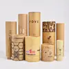 Empaques de Tubo de Papel Personalizados, Tubos de Papel Kraft Hechos a Medida, Envases de Papel Hechos a Medida para Botellas de Aceite Esencial, Tubos de Papel Hechos a Medida para Alimentos y Cosméticos, con Impresión de Logo