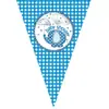 Serie de Fiesta de Bienvenida al Bebé Banderín Triangular Accesorios para Fiesta Suministros de Decoración para Fiesta