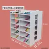 Suporte de Arquivos, Rack de Dados, Estante de Mesa A4 Criativa de Múltiplos Andares para Escritório, Suporte de Armazenamento, Caixa de Dados para Material de Escritório
