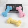 Geração de etiquetas para brinquedos de cachorro transfronteiriços, corda trançada de TPR, brinquedo para cães e gatos, palito para afiar os dentes, suprimentos para animais de estimação