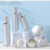 Estrutura de Cama Mais Vendida Embalagem de Skincare Frascos de Acrílico Conjunto de Skincare Frascos Vazios Reembalados Frascos de Acrílico com Bomba de Pressão