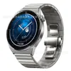 Adecuado para Huawei watch GT 3 Pro 46/43MM hebilla mariposa de acero inoxidable correa de metal de una fila de eslabones de acero de repuesto