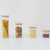 Frasco de Plástico Sellado Almacenamiento de Cocina Frasco para Alimentos Plástico Transparente de Grado Alimenticio Caja para Fideos Recipiente para Granos Varios