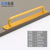 Manija de puerta corredera de aleación de aluminio y acero, sin perforación, con mango abierto, pasamanos para puerta de madera, balcón, puerta corredera, puerta de granero, manija, venta al por mayor