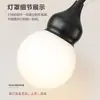 Luz de Escada Bola Estilo Meio do Século Apartamento Loft Lustre Sala de Estar Casa Oca Duplex Escadaria Lustre Longo Giratório