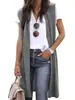 Chaleco Cardigan de Nuevo Estilo Transfronterizo Europeo y Americano 2026 Amazon Chaleco sin Mangas de Longitud Media de Moda Tendencia para Mujer