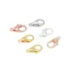 Relleno de Oro de 14K 901 Broche de Langosta Color Dorado Electroplateado Real Broche de Langosta que Conserva el Color Broche de Resorte Forma de Gota de Agua Accesorios para Manualidades con Cuentas B98