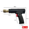 Acessórios para máquinas de reparo de chapas metálicas alça de pistola de moldagem de alça de metralhadora interruptor de chapa metálica ferramenta de reparo de cabeça de metralhadora pistola cabeça de travamento de cobre
