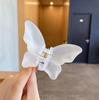 Horquilla de mariposa estilo súper hada estilo coreano para la parte posterior de la cabeza, pinza para el cabello con forma de tiburón