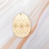 Nuevas Decoraciones de Huevos de Madera 2023 Decoraciones para Fiesta del Día de Pascua Pintura de Colores Manualidades DIY Adornos Colgantes