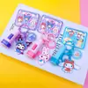 Chaveiro Pingente Lanterna Pequena Floresta Sanrio Original Desenho Animado Pingente para Mochila Escolar Casal Pequeno Presente