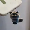 Protetor de Poeira para Celular Acrílico Desenho Animado de Gatinho Fofo 2D Transfronteiriço Adequado para Celulares Tipo-C e Apple