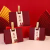 Caja de Dulces de Cintura para Boda, Regalo Estilo Chino, Bolsa de Dulces para Boda, Caja de Dulces, Vaso de Papel para Compromiso y Boda, Lujo Ligero Estilo Chino