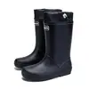 Botas de Lluvia de Moda Transfronterizas de Caña Alta para Niños, Antideslizantes, Impermeables, Zapatos de Goma para Senderismo al Aire Libre de Suela Blanda, Zapatos de Agua Versátiles Engrosados para Bebés