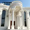 Columnas Romanas Ligeras de GRC Personalizadas Porche de Patio Columnas Redondas y Cuadradas Componentes Decorativos Arquitectónicos para Exteriores de Cemento Personalizados