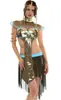 Disfraz de Halloween para Mujer Diosa Griega Vestido de Princesa Romana Cos Cleopatra Egipcia Disfraz de Mascarada Latina