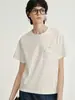 2026 Nueva Camiseta de Verano para Mujer con Bordado Hueco Lentejuelas Manga Corta Cuello Redondo Temperamento Holgada Casual Cómoda