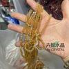 Contas pontiagudas de 4MM contas de vidro de cristal contas de furo reto cristal DIY pulseira colar brincos acessórios de cabelo acessórios