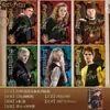 Novos Pôsteres Originais de Personagens de Harry Potter Malfoy Hermione Pinturas Decorativas Adesivos de Parede Mercadorias de Cinema e Televisão