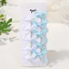 AliExpress Nueva Cinta Multicolor 4.5cm Traje Lazo Mini Pasador Pequeño Niña Pinza Lateral Cabello 4278
