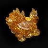 Adorno de Tortuga Dragón de Resina con Grava de Cristal Longevidad Decoración de Entrada del Hogar Regalo de Cumpleaños para Personas Mayores Hecho a Mano