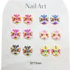 Novos Acessórios de Resina Desenho Animado para Unhas DIY, Itens Populares Online, Adesivos Coloridos de Cabeça de Leão para Unhas de Ano Novo