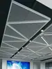 Malla decorativa de hierro forjado para techo, panel divisor, malla expandida de aluminio para decoración de techo, rombo, malla de placa de acero, malla para colgar en la pared