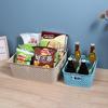 Caja de Almacenamiento de Escritorio Cesta de Almacenamiento de Snacks Cesta de Almacenamiento Cesta de Almacenamiento Hueca Cesta de Almacenamiento con Marco de Plástico Portátil Caja Cesta de Almacenamiento de Artículos Varios