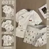 Pijama redondo de nuevo estilo transfronterizo para mujer, con un lindo estampado de salchicha, adecuado para usar en verano y se puede usar como ropa casual para estar en casa.