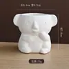 Cerámica Creativa sin Pintar para Niños, Bricolaje, Maceta para Suculentas, Portalápices, Portavelas, Decoración del Hogar para Amazon Transfronterizo