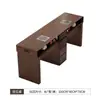 Juego de Mesa y Silla para Salón de Uñas, Estilo Japonés Vintage Madera Maciza con Aspiradora, Mesa de Uñas Individual/Doble Estilo Ruso Nogal, Retro