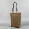 Bolsa de ombro dobrável de papel Kraft lavável e à prova de rasgos padrão amassado de papel DuPont moda portátil para compras bolsa de papel DuPont urgente