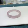 Pulseira Olho de Gato Tipo Gelo Pulseira de Calcedônia Feminina Gelo Transparente Alto Gelo Imitação de Jade Pulseira de Vidro Roxa Fábrica de Origem