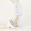 Botella de spray continuo de color atomización ultrafina botella de spray hidratante para belleza peine hueco para cabello liso traje de cepillo de champú de silicona