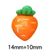 Mini Omelette de Verduras de Dibujos Animados Camarones Comida Juguete Resina Accesorios Diy Gel de Crema Pasador Hecho a Mano Material para Uñas