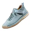 Zapatos de Mujer Cosidos a Mano Transfronterizos, Zapatos de Hombre, Zapatos de Pareja, Zapatos Planos de Otoño e Invierno, Zapatos Casuales, Botas Martin, ¡Wow!