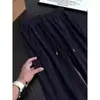 Pantalones deportivos casuales de ajuste limpio con diseño ondulado para hombre, otoño, finos, estilo perezoso, pantalones de pana, buena caída, pantalones anchos casuales