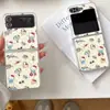 Gato de Dibujos Animados en Bicicleta Huawei Purax Adecuado para Samsung Zflip 20% de descuento Fold 7/6 Funda para Teléfono 3/4/5 Bolsillo para Mujer 2
