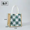 Bolsas Tote de Lona em Estoque para Atacado, Bolsas de Mão Simples de Linho Ecológicas, Sacolas de Lona Estampadas Promocionais